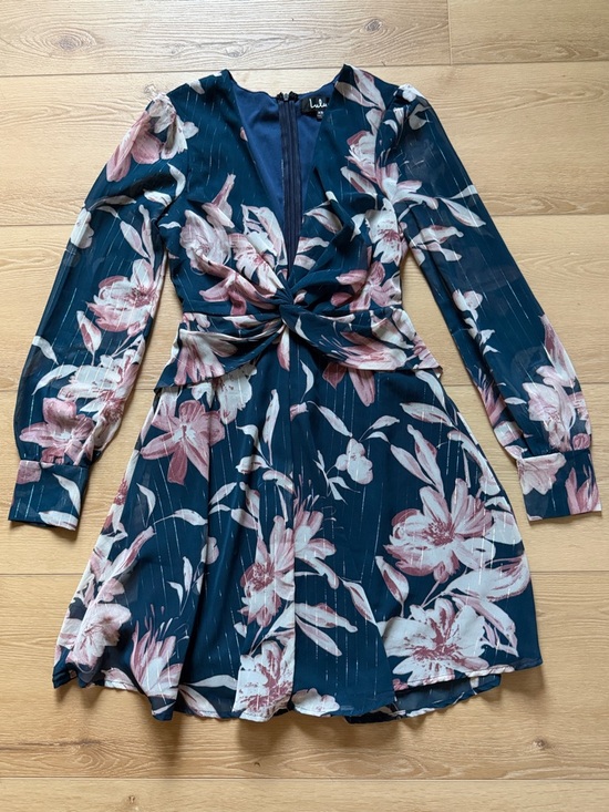 Lulus Dresses & Skirts - Lulus Teal Floral Mini Dress